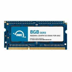 OWC - 16GB Memory Upgrade Kit - 🚀🔥 2 x 8GB PC12800 DDR3L 1600MHz SO-DIMMs für 2011-2015 iMac, 2011-12 Mac Mini und 2011-2012 MacBook Pro