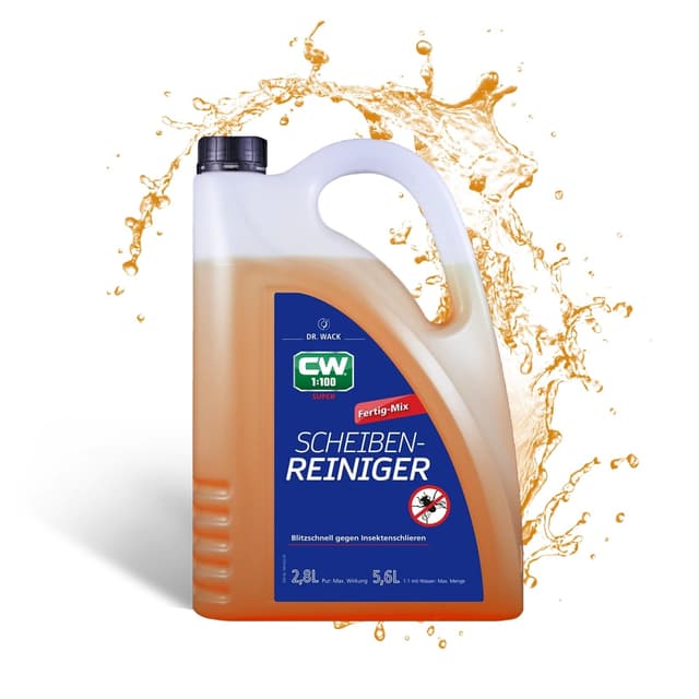 🚗🌟 DR. WACK - CW1:100 Super Scheibenreiniger Fertig-Mix 2,8 l - 1:1 Konzentrat 🌟🚗