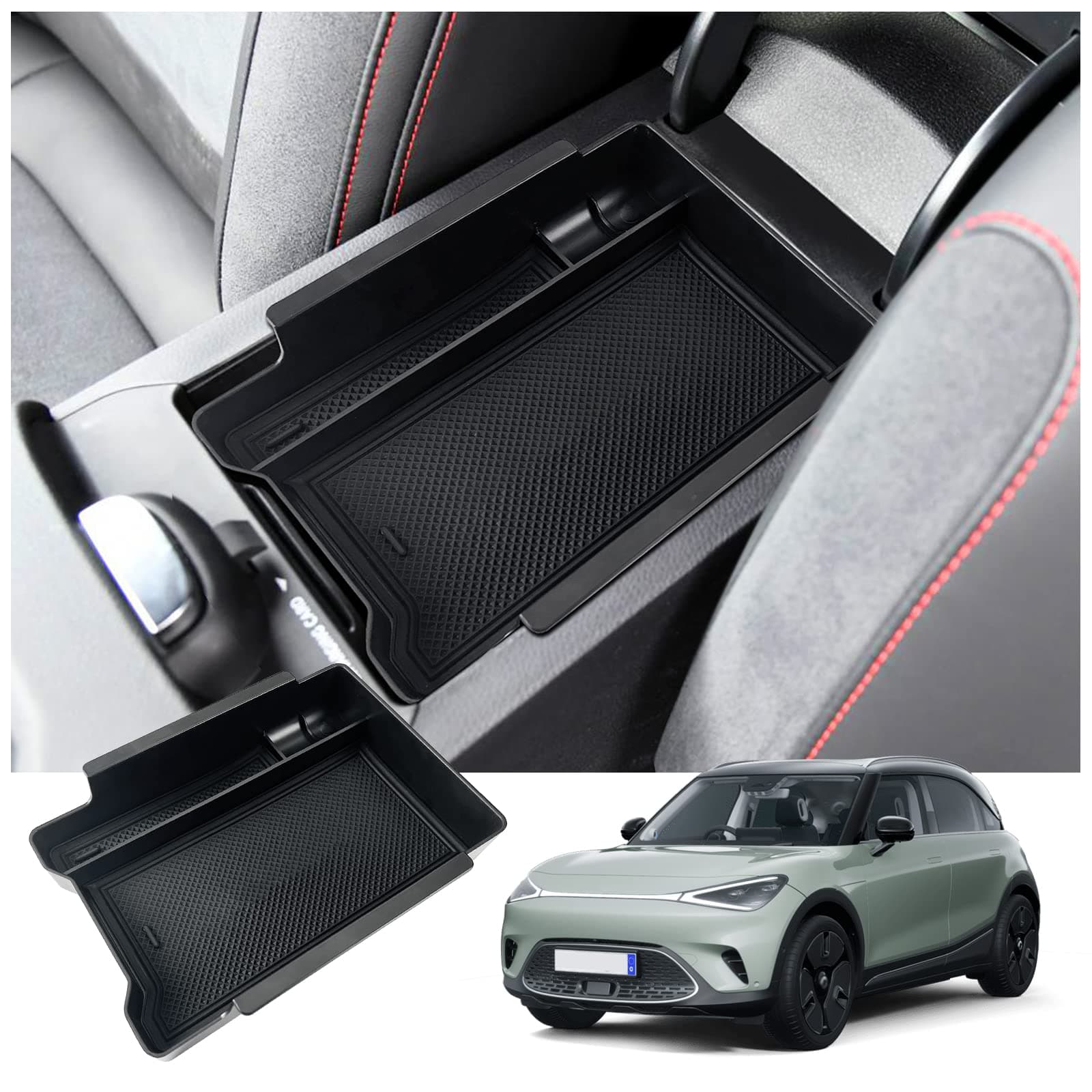 BIXUAN Smart 1 EV Electric 2023 2024 2025 Mittelkonsole Aufbewahrungsbox 💎