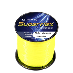 🎣 Ultima Superflex Shock Leader, Gelb, 50.0lb/22.6kg - Super Angebot! 🎣