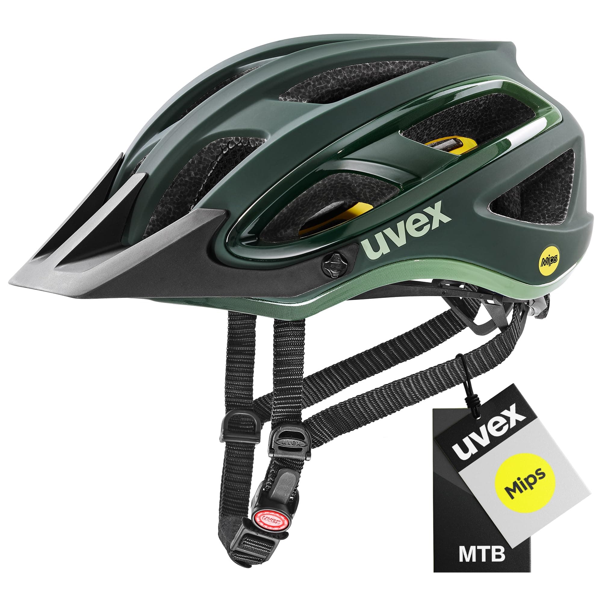 UVEX Unisex's Unbound Bike Helmet Wald - Olive matt 58-62 cm 🚴‍♂️
