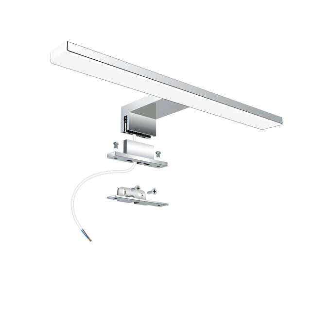 Aogled LED Spiegelleuchte Badezimmer 5W 500LM 30cm 230V 6500K - Bad Spiegellampe LISA 300 6000K Weiß