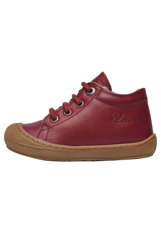 👟 Naturino Lauflernschuhe aus Leder mit Wollfutter 25 EU Bordeaux ⭐ Deal!