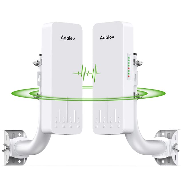 Adalov CPE660 WLAN Bridge 5.8GHz 3KM – Outdoor WiFi Bridge Set 🏡