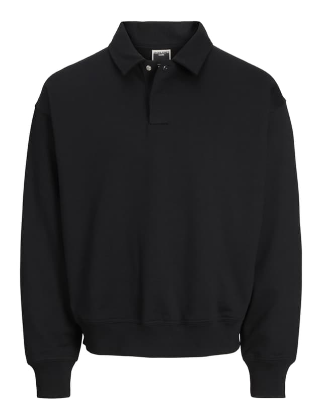 🔥 Mega Sale! JACK & JONES Herren Jcoconcrete Polo Sweat M Schwarz