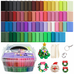 Artecho Polymer Clay Kit, 70 Farben Oven Bake Modellierung Clay Kit 🎨