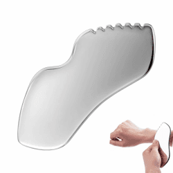 Hochwertiges Gua Sha Edelstahl Massage Tool für Gesicht und Körper 🌿