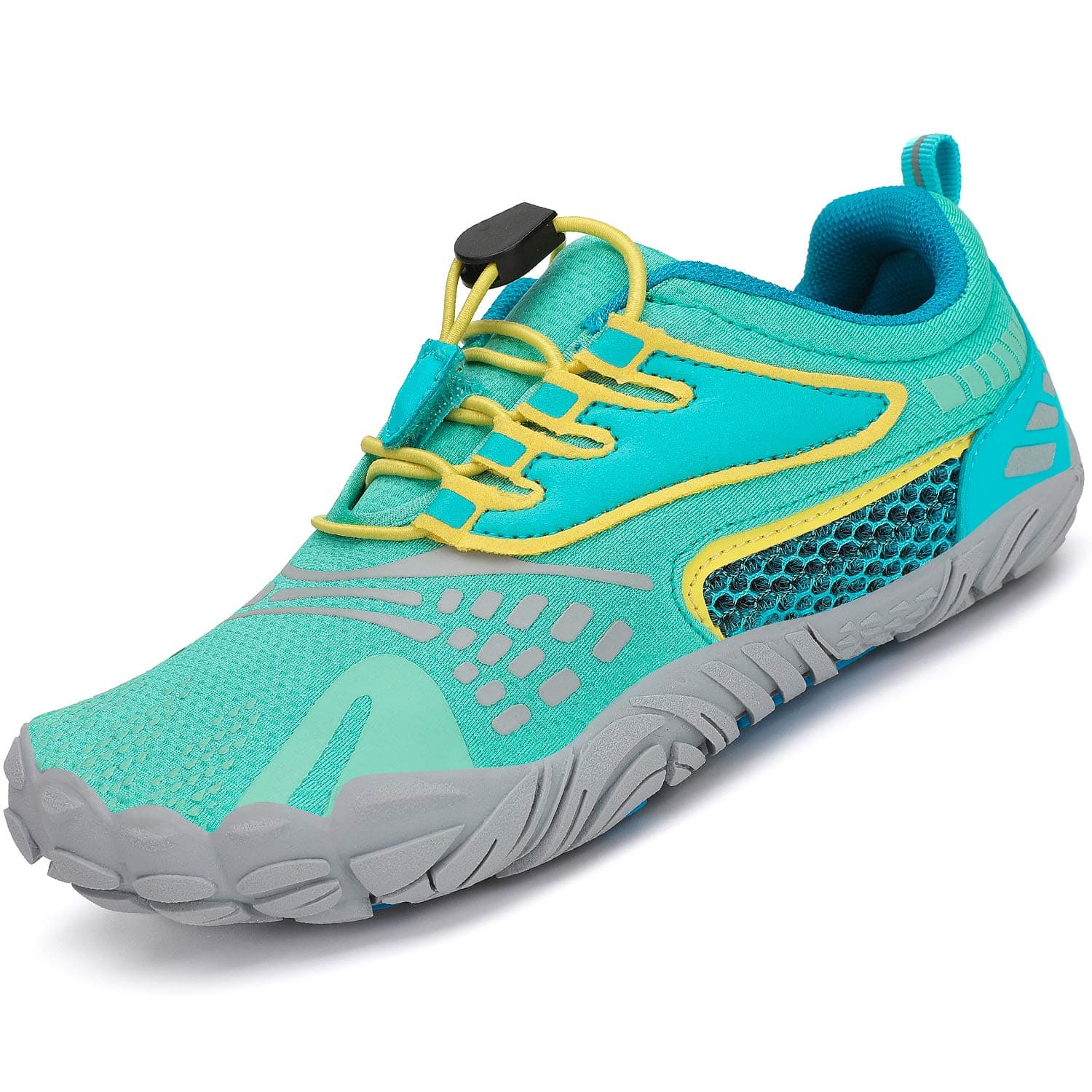 SAGUARO Kinder Barfußschuhe Schnell Trocknend Badeschuhe, 24-36 EU 36 EU Grün Gelb 🌟👣