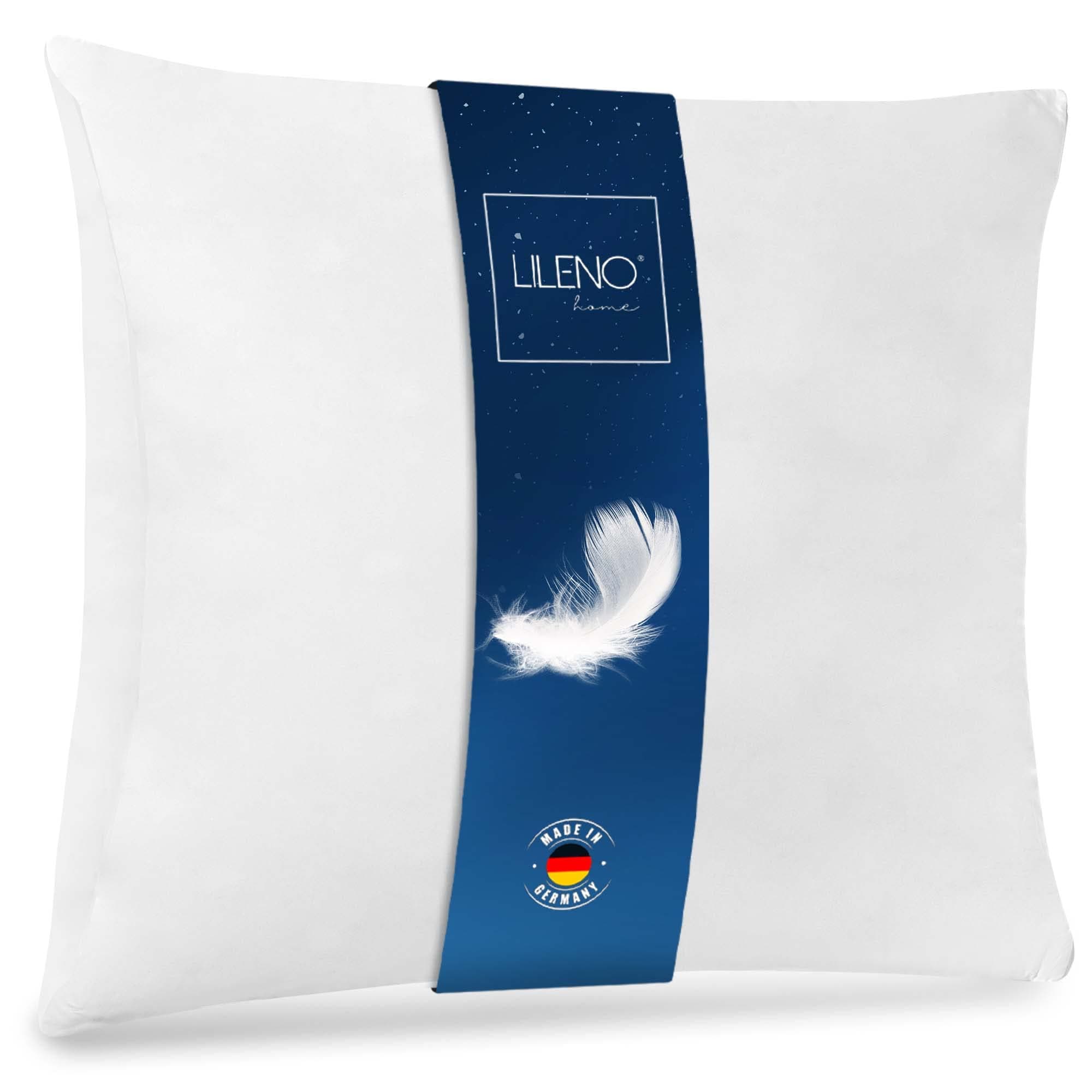 🌟 LILENO HOME Federkissen 45x45 cm [1er Set] - Hochwertiges Federkernkissen für Allergiker und Kinder 🌙