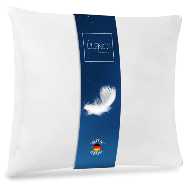 🌟 LILENO HOME Federkissen 45x45 cm [1er Set] - Hochwertiges Federkernkissen für Allergiker und Kinder 🌙