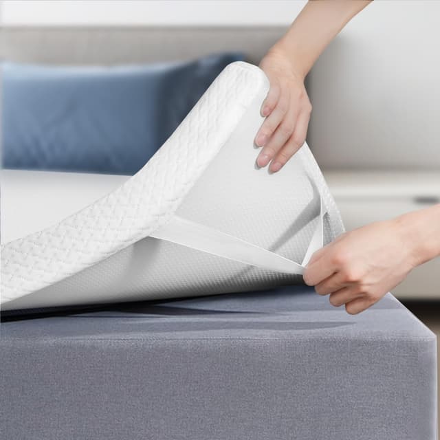 🛏️ FRIDEKO Matratzen Topper 90x200cm - 5cm Gel Memory Foam Topper