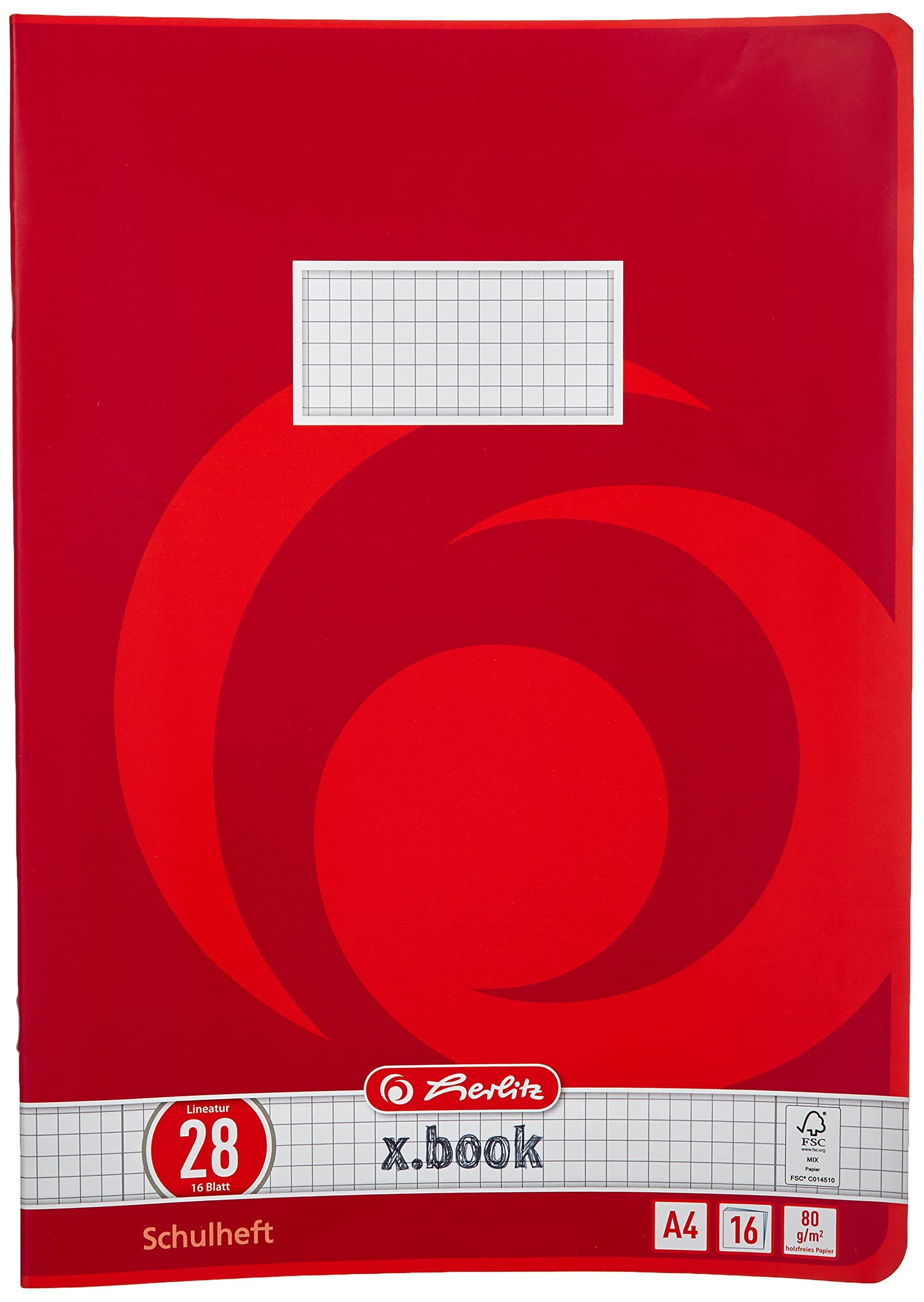 📚 Herlitz Schulheft x.book A4, kariert, 10 Stück - Super Angebot! 🎉