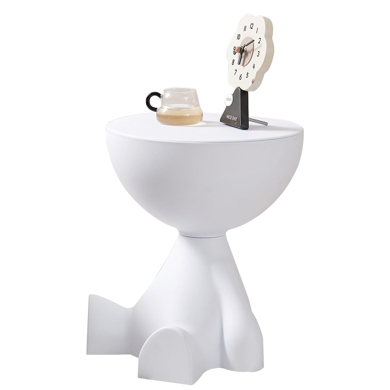🌟 Angebot: SURFOU Beistelltisch Rund mit Stauraum 🌟
