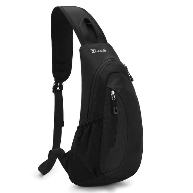 🎒 Larkumio Sling Brusttasche Große Kapazität Wasserdicht, Nylongewebe Verstellbare Schultergurte 🏞️