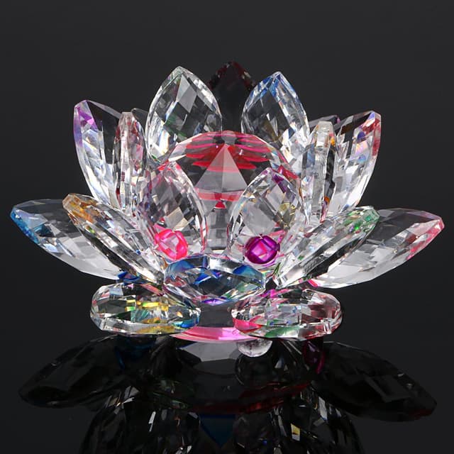 🌈 BSTKEY Bunte Lotusblume Regenbogen 130mm 🌺