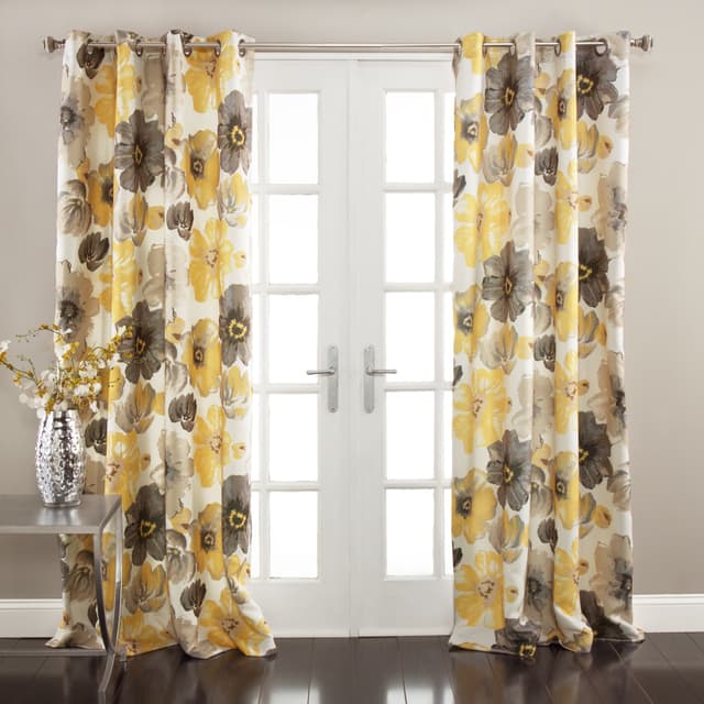 Angebot: Lush Decor Leah Raumverdunkelungs-Fenstervorhänge 🌼🌿