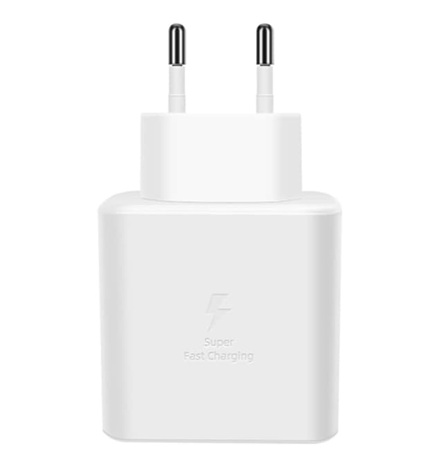 🔋 45W Ladegerät USB C Schnellladegerät für Samsung S22 Ultra/S22 Plus/Tab S8 - Weiß