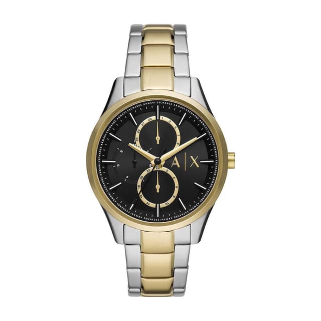 Armani Exchange Herrenuhr - QuarzMultifunktionswerk, 42MM 2T Silber/Gold Edelstahlgehäuse ⌚️🔥