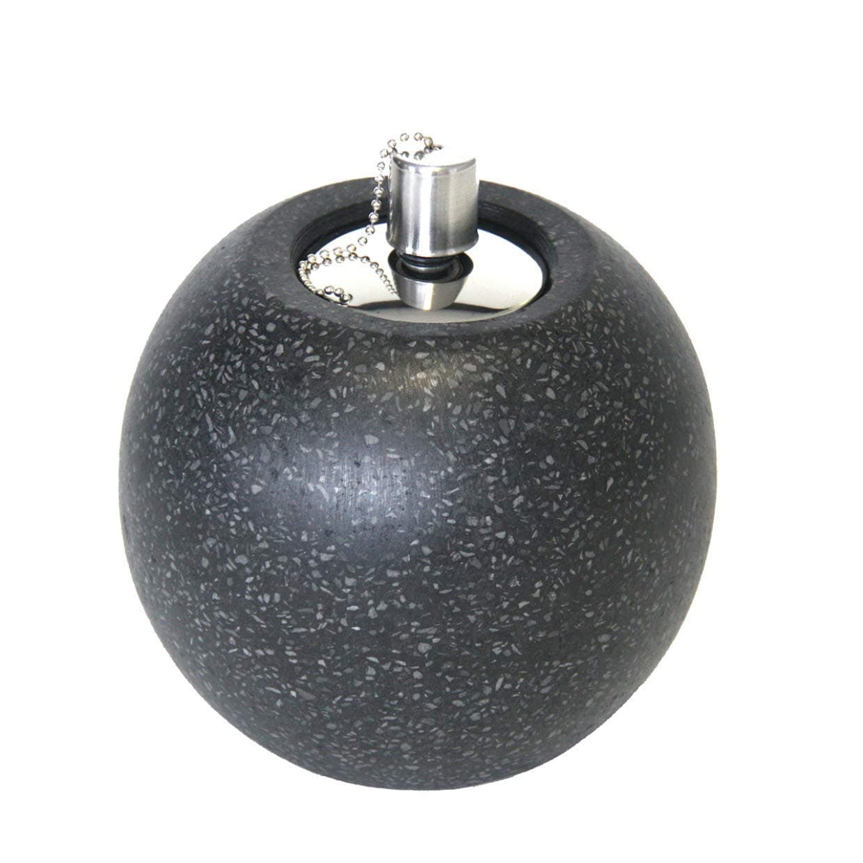 Angebot: Esschert Design Öllampe Terrazzo, klein, Schwarz 🌿🏡