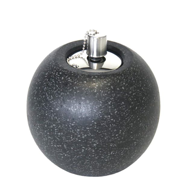 Angebot: Esschert Design Öllampe Terrazzo, klein, Schwarz 🌿🏡