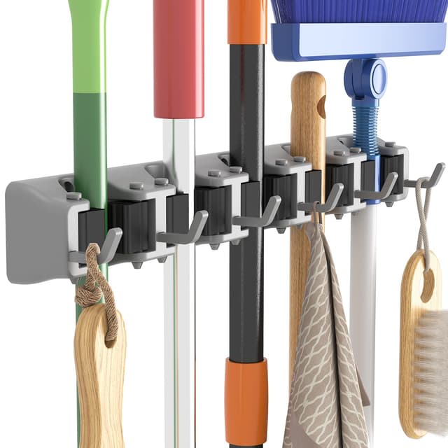 🧹 Lifewit Besenhalter Wandhalterung - Organizer für Reinigungsmittel