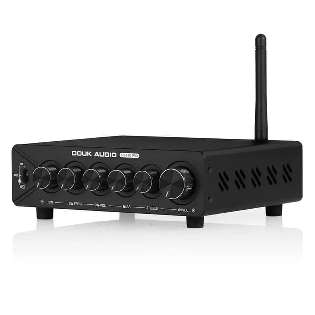 🔊 DoukAudio 2.1 Kanal Verstärker mit Bluetooth: Dual-TPA3255 Chips, aptX-HD, 300W Subwoofer & 48V Netzteil für Audiophile (NS-14G Pro) - Angebot