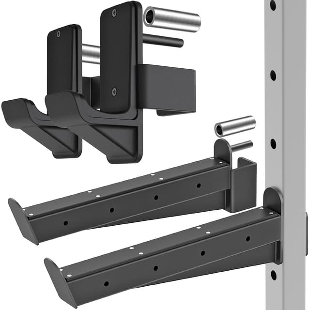Kipika Sicherheits-Spotter-Arme für Power-Racks - Set mit J-Haken und Stützarmen
