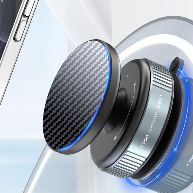 🔥 HomeMount Vakuum Magnet Handyhalterung mit 360° Drehung - Für iPhone 16/15/14/13/12 und Samsung