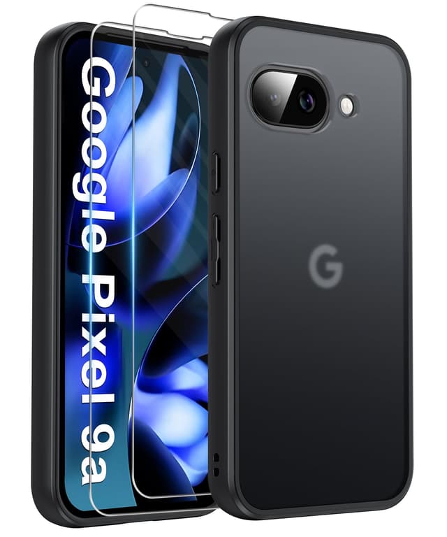 FLLAO Matt Handyhülle für Google Pixel 9a Hülle und 2 Schutzfolie 📱🛡️