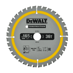 Dewalt Bau-Kreissägeblatt Construction für Akku-Handkreissäge DT1950 🛠️