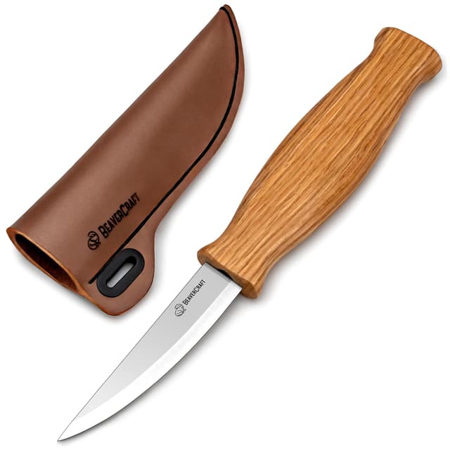 🪓🌲 BeaverCraft Holzschnitzmesser C4S Sloyd Messer für Holzschnitzen 🌲🪓