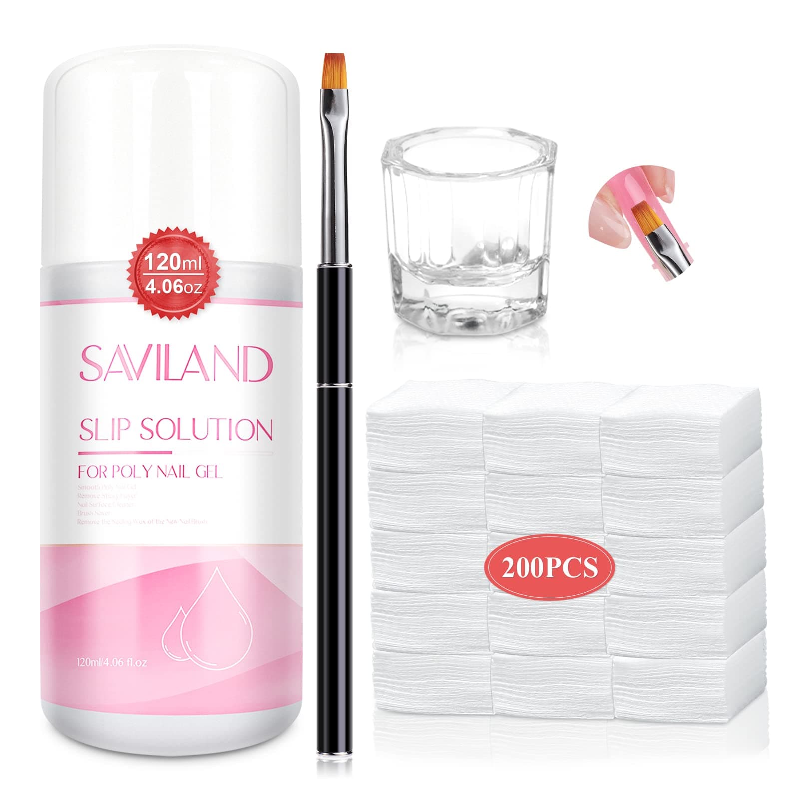 🌟 Angebot: Saviland Poly Gel Slip Solution Nagelset 🌟