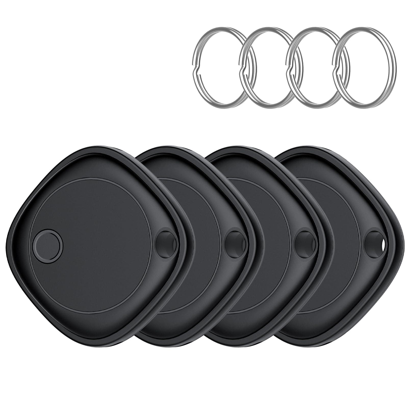 Smart Tracker Tag 4er Pack 🌟 Schlüssel Finder für iOS 🗝️ IP67 wasserdicht