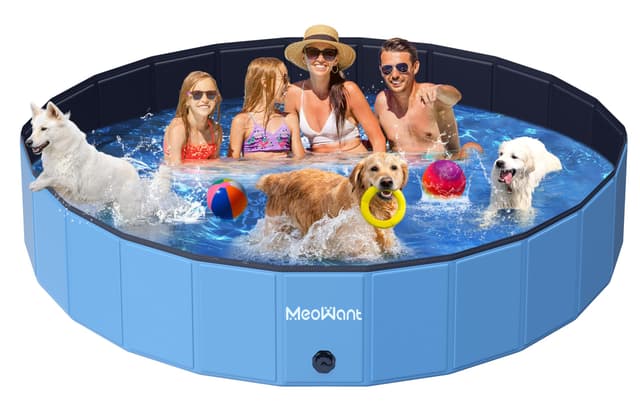 🐾🌞 Meowant Hundepool Faltbar - Hundebadewanne für den Sommer Spaß 🌊🐶