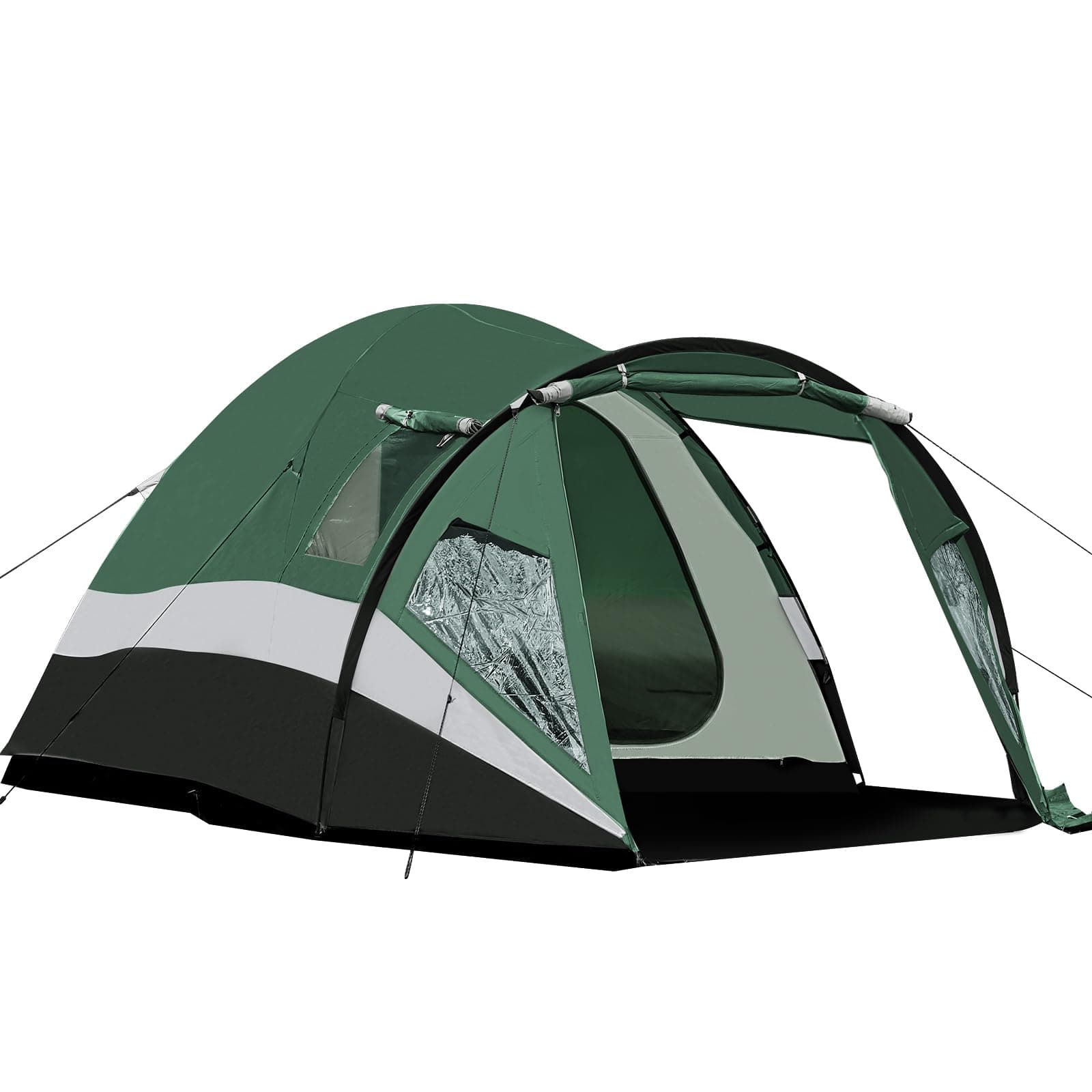 Portal Zelt 3-4 Personen XL mit Vorraum und Fenster für Outdoor Festival Familie 🏕️