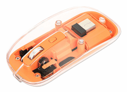🌟 Manhattan Transparente Wiederaufladbare Kabellose USB-Maus 🌟