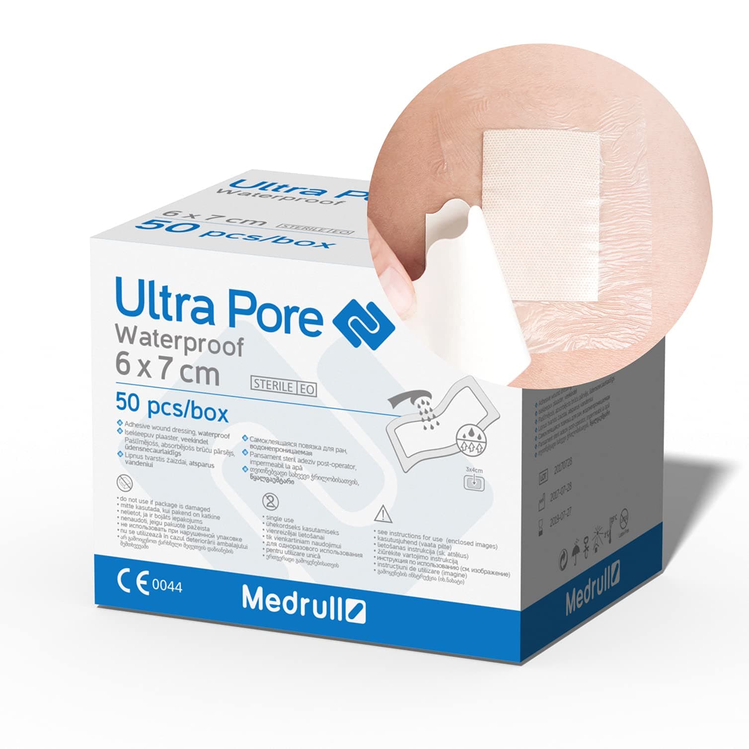 Medrull 100% Wasserfestes Wundpflaster 6 x 7 cm 🩹