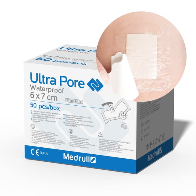 Medrull 100% Wasserfestes Wundpflaster 6 x 7 cm 🩹