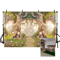 MEHOFOND 2,1 x 1,5 m Im Märchenwald Studio Hintergrund 🧚‍♀️🌸🎉
