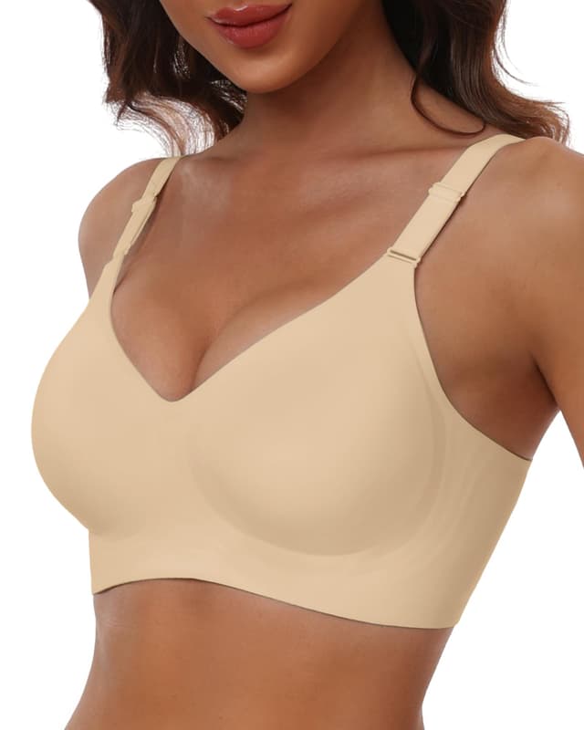 HORISUN Bequemer Nahtloser BH für Damen mit vollständiger Abdeckung 🌟