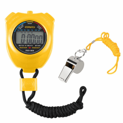 Vicloon Digital Sport Stoppuhr Timer mit Edelstahl Pfeife und LCD-Display ⏱️🏀🏃‍♂️