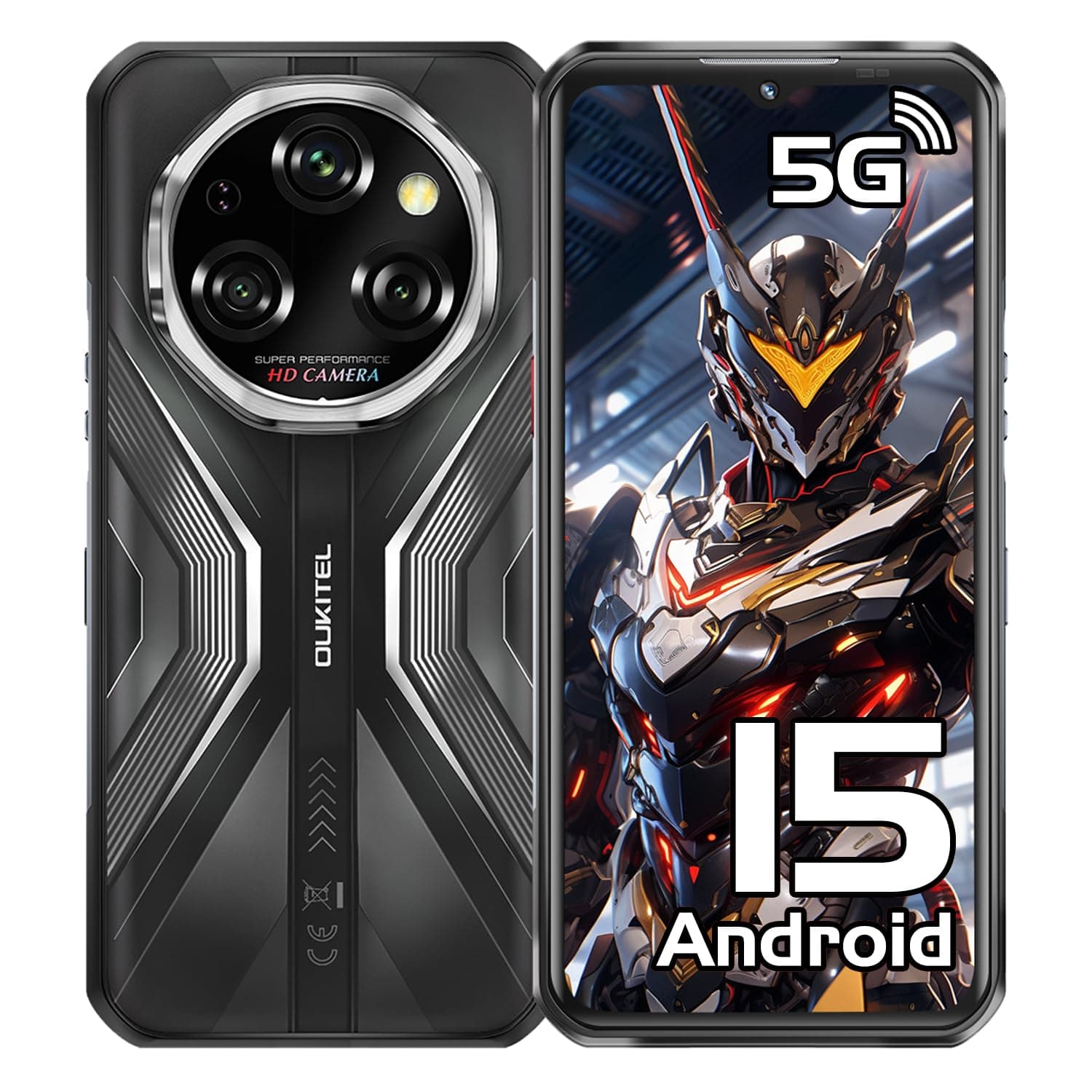 OUKITEL WP55 Android 15 Outdoor Smartphone 5G 📱🌲📸