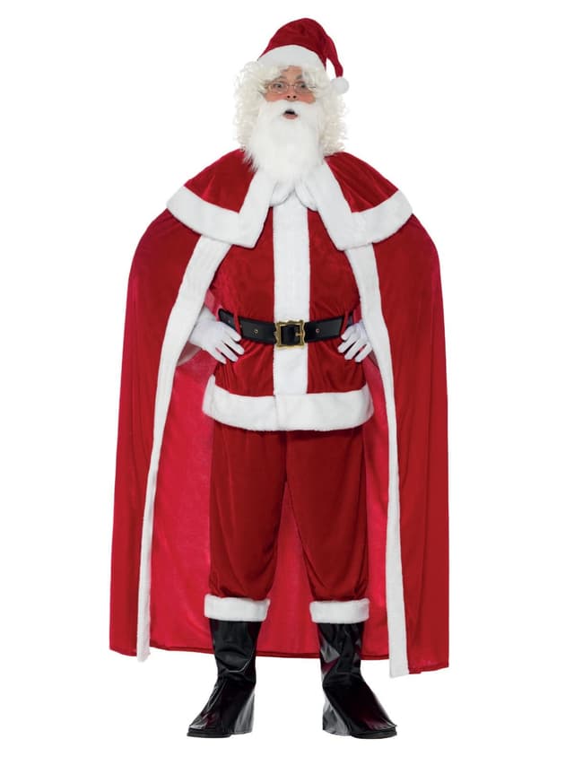 🎅 Smiffys - Herren Deluxe Weihnachtsmann Kostüm, XL 🎄