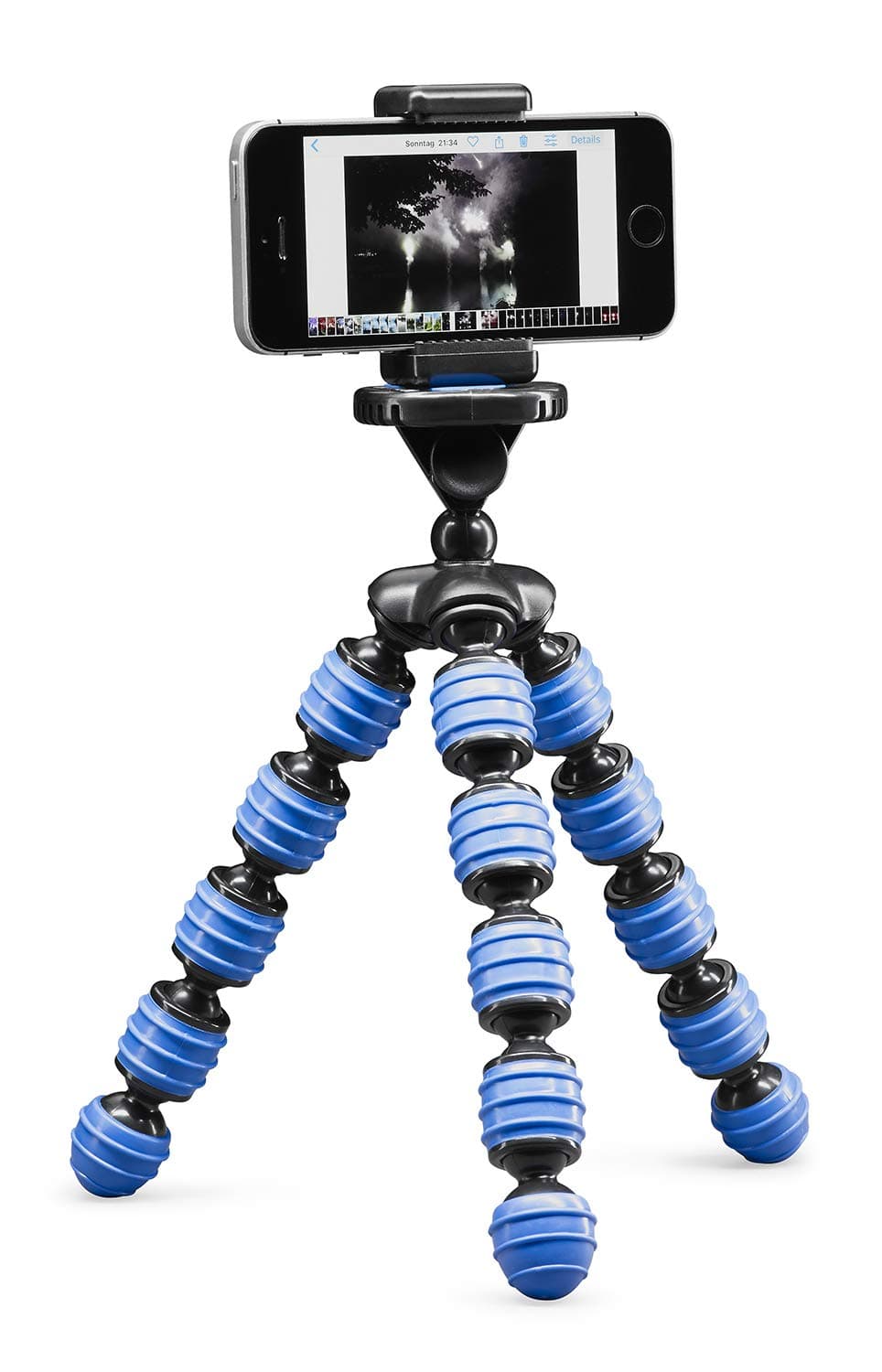 📸 CULLMANN - 50024 - ALPHA 350 Mobile - Blau - Flexibles Ministativ 📱