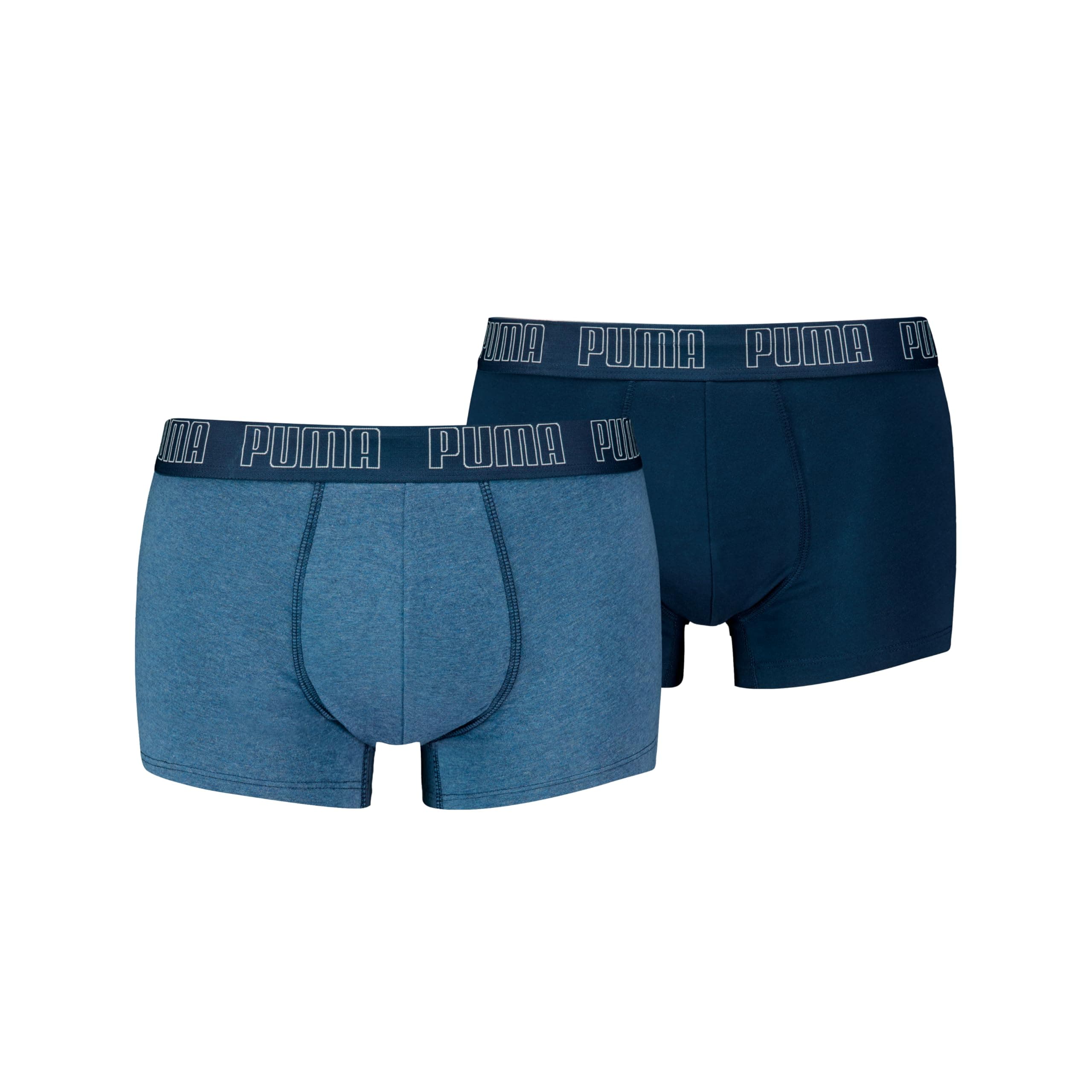 🔥 Angebot des Tages! PUMA Herren Men Everyday Trunks 2p Unterwäsche S 007 - Denim
