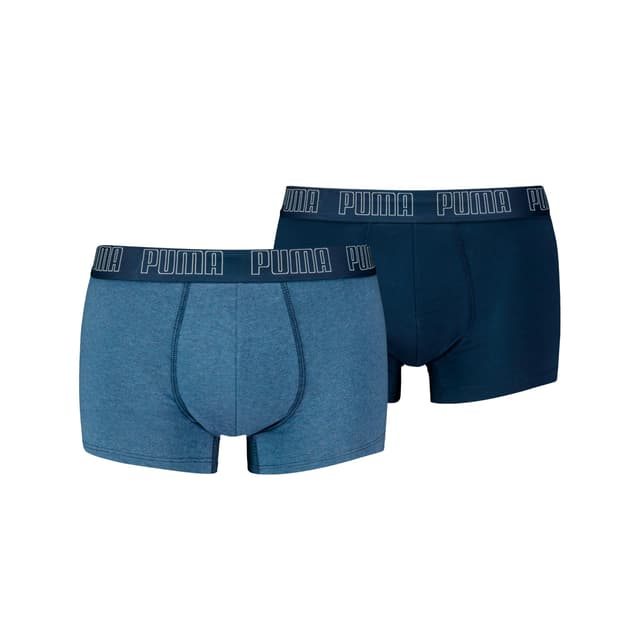 🔥 Angebot des Tages! PUMA Herren Men Everyday Trunks 2p Unterwäsche S 007 - Denim
