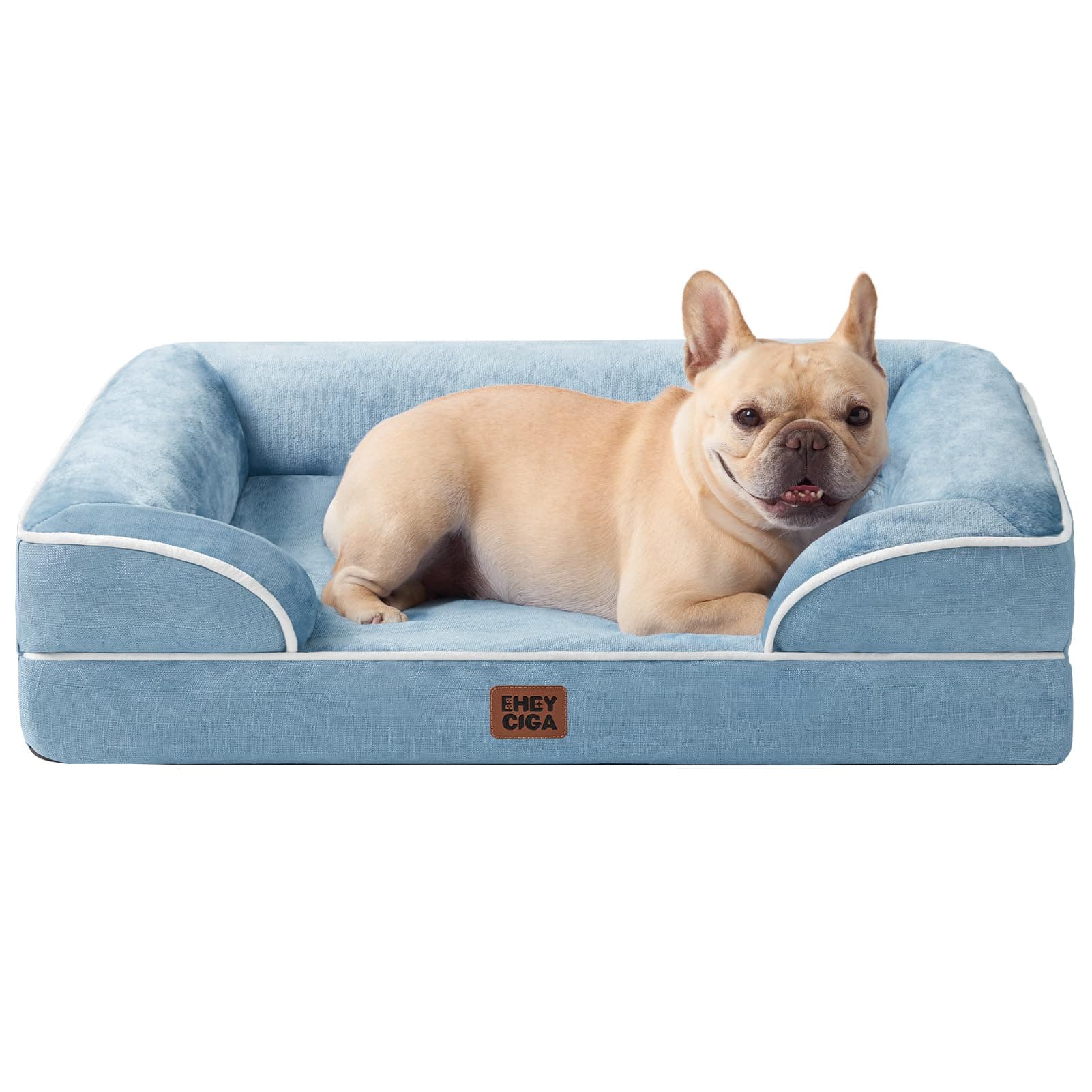 🐶🌟 EHEYCIGA Orthopädisches Hundebett für kleine und mittelgroße Hunde 76x51x15cm 🌟🐶