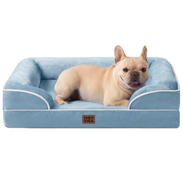 🐶🌟 EHEYCIGA Orthopädisches Hundebett für kleine und mittelgroße Hunde 76x51x15cm 🌟🐶