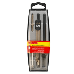 🔥 Super Angebot! Herlitz Zirkelkasten 5-teilig in Hängepackung 🖊️✏️