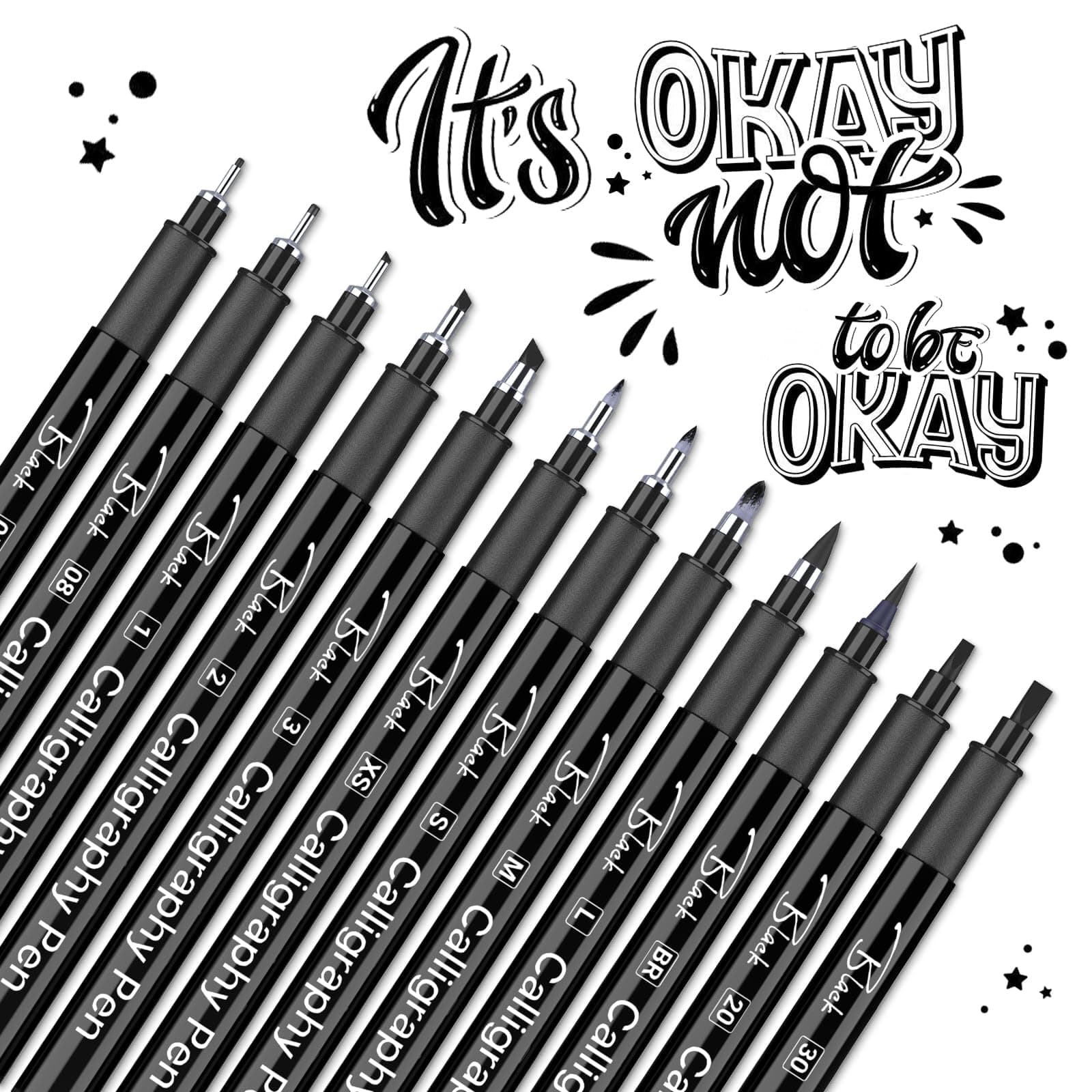 YYSHUS Kalligraphie Stifte, Handlettering Stifte Set 🎨✒️